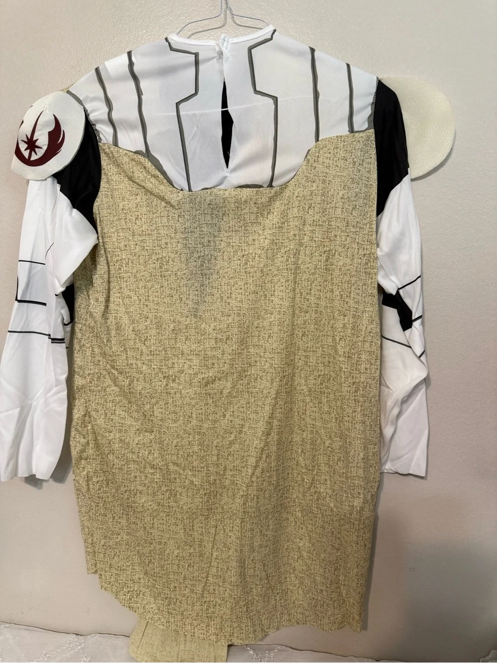 Star Wars Beige and White Jedi Knight Costume with Brown Belt